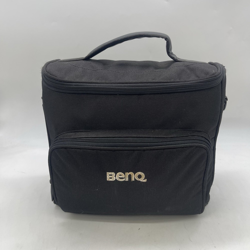 Benq Desktop Projector MP721 w/ Case Bag Cords Controller Untested