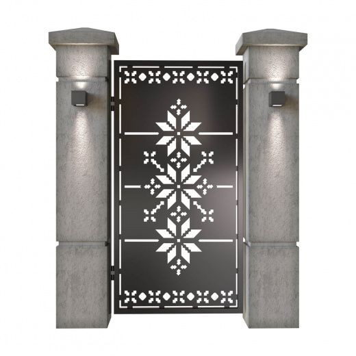 Gorgeous Custom Handcrafted Metal Entry Gate