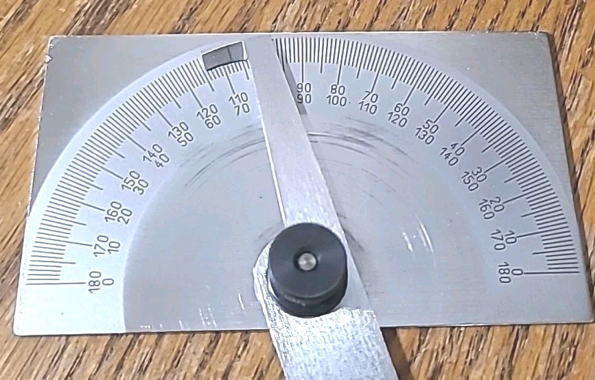 VTG Helios Protractor Square. By Fowler. Original Box. Germany. Machinist Tool