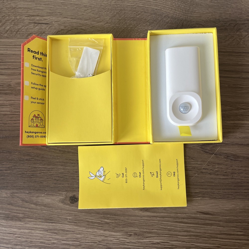 Kangaroo Motion Sensor Home Security System, New In Open Box, Unused