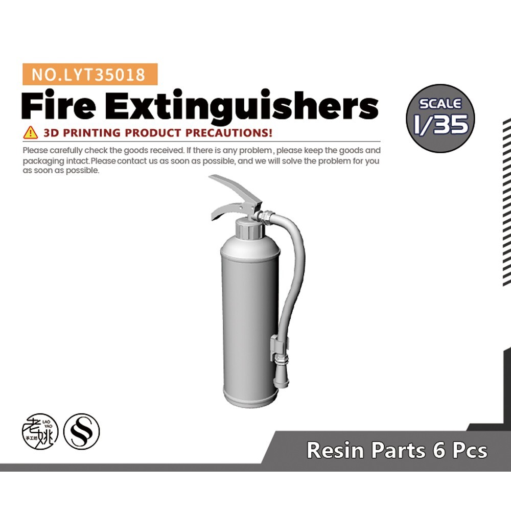 LaoYao 1/35 Fire Extinguishers