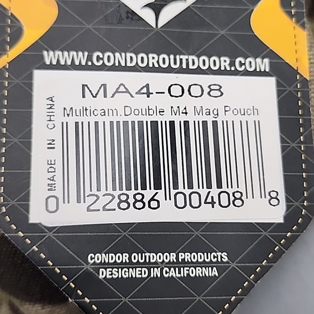 Condor Double M4 Mag Pouch - Scorpion OCP POUCH ONLY
