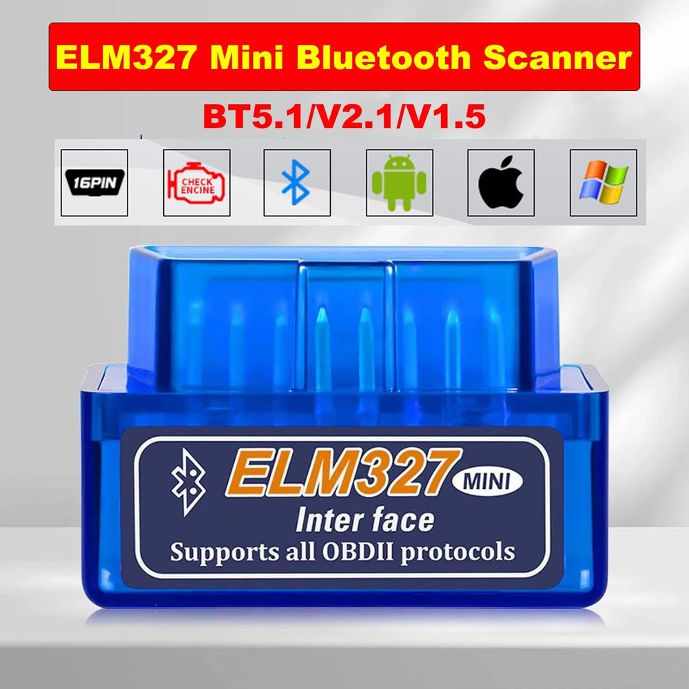 OBD2 Scanner Mini Elm327 V2.1 Code Reader Car Diagnostic Tools Check Engine Scan