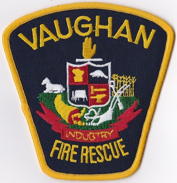 Vaughan Fire Rescue Canada Firefighter Patch