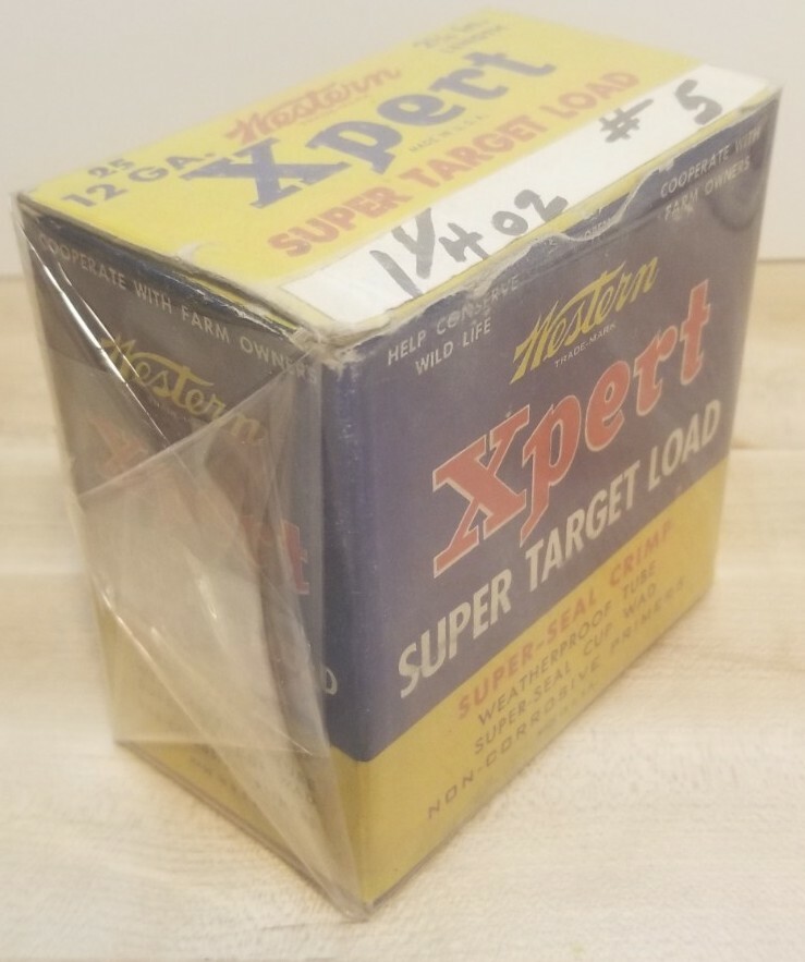 1950's Western Xpert Super Target Load Shells 12 ga. (empty box)