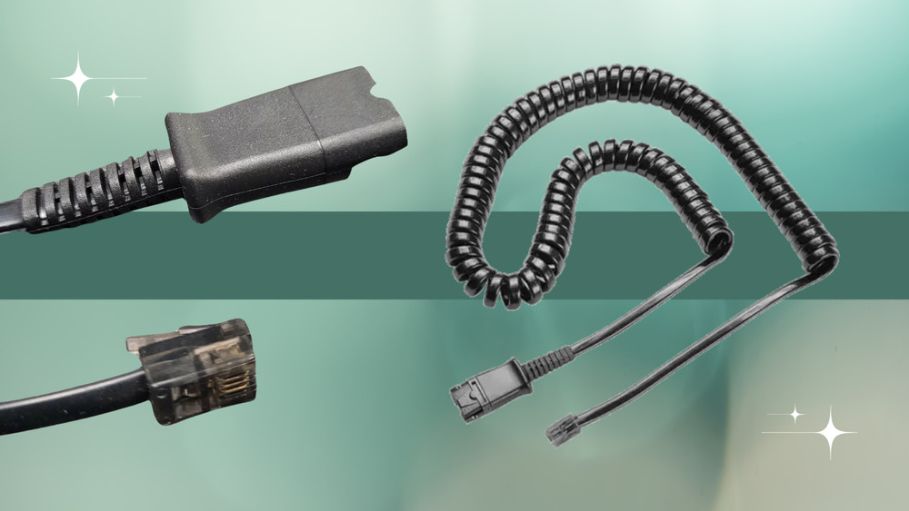 Plantronics Compatible U10P Quick Disconnect Headset Cable 27190-01