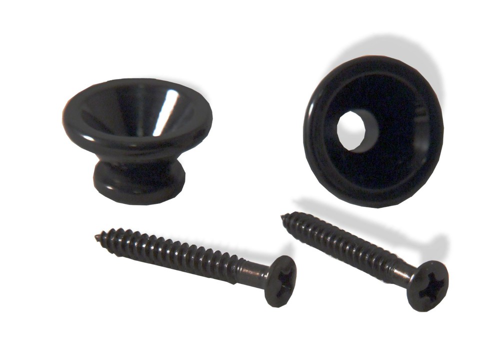 Strap Button Large Black Pair Bitterroot 081151BK