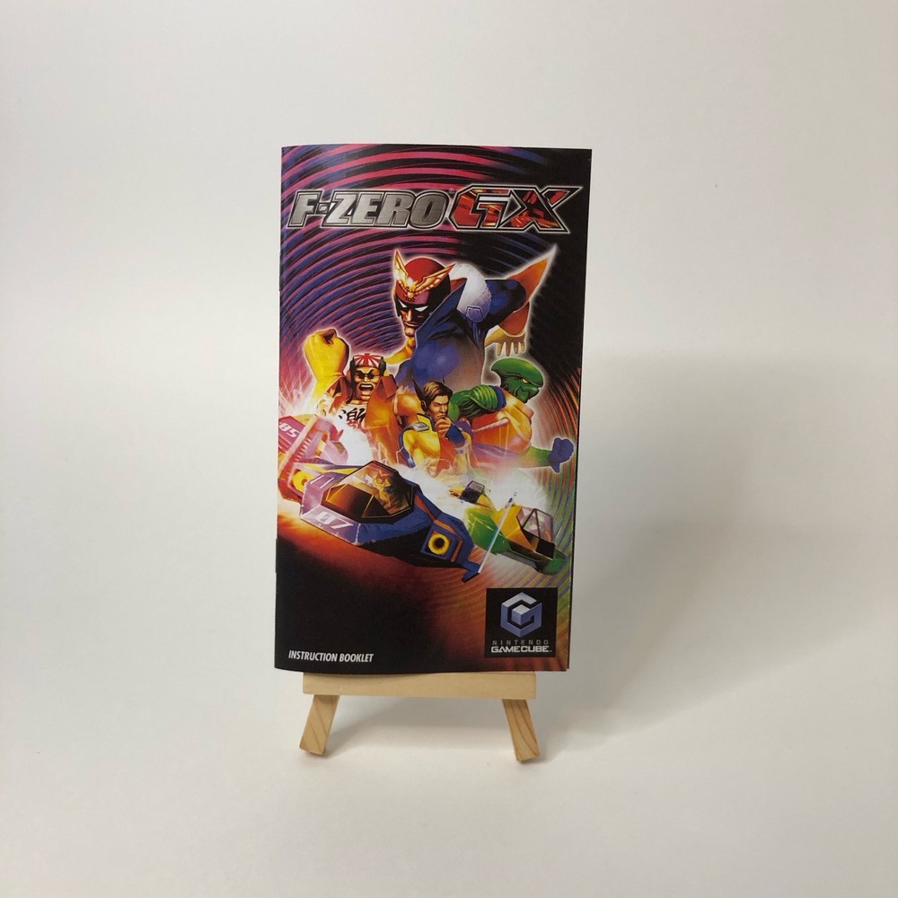 Replacement Manual for F-Zero GX Nintendo GameCube