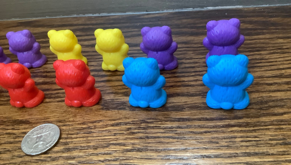 Learning Resources Bear Counters Educational Counting & Sorting (Lot of 12)