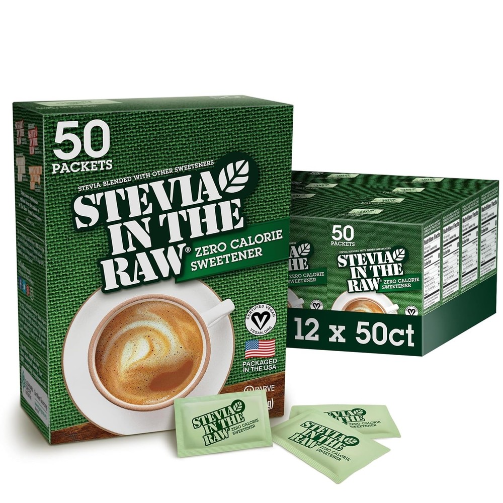 Stevia Sugar Substitute, No Erythritol, 12 Pack