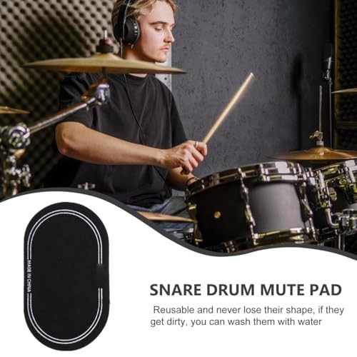 2pcs Drum Kit Pedal Patch Bass Drum Head Protector Sticker Pads Set