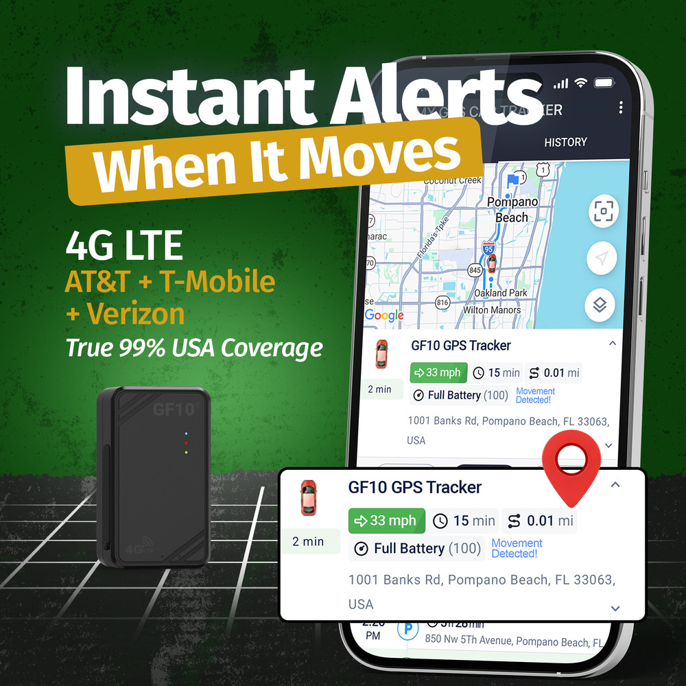 Real Time GPS Tracking Device for ATVs Campers Security Safety