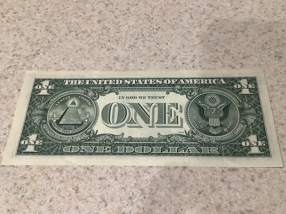1974 $1 FRN Misalignment Third Printing Shift Error Note
