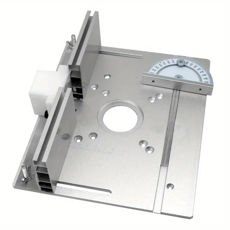 Router Table Insert Plate Aluminum Router Plate for Woodworking Bench Table