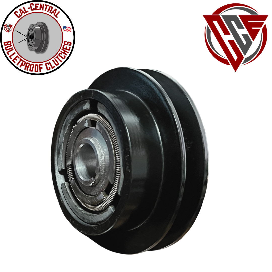 Heavy Duty Centrifugal Clutch Single 5/8" V Belt 1" Bore 5" Pulley NEW