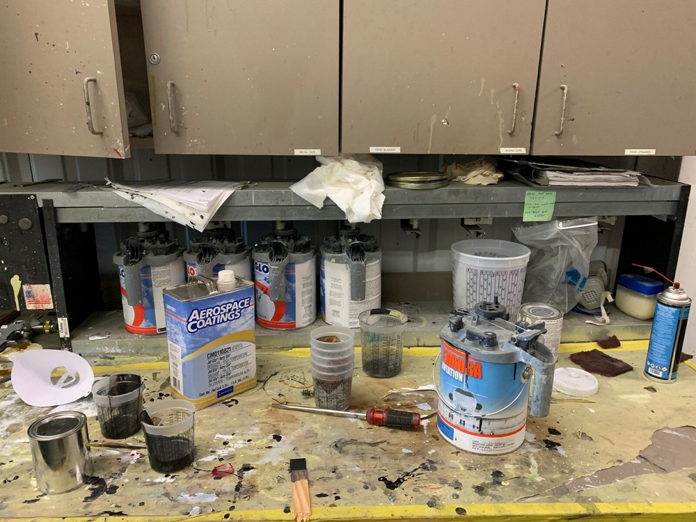 8-place Thrift-o-matic Paint Mixing Machine