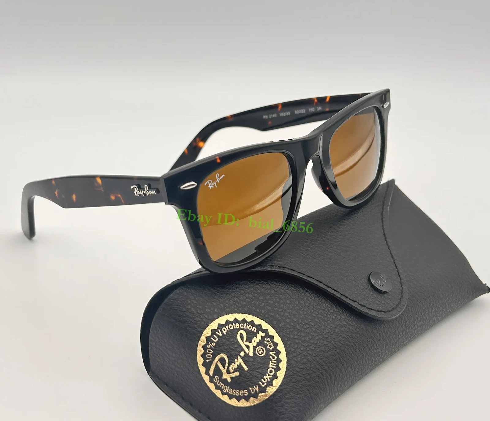 Ray-Ban Sunglasses RB2140 Original Wayfarer Tortoise Frame Brown Lenses 50mm