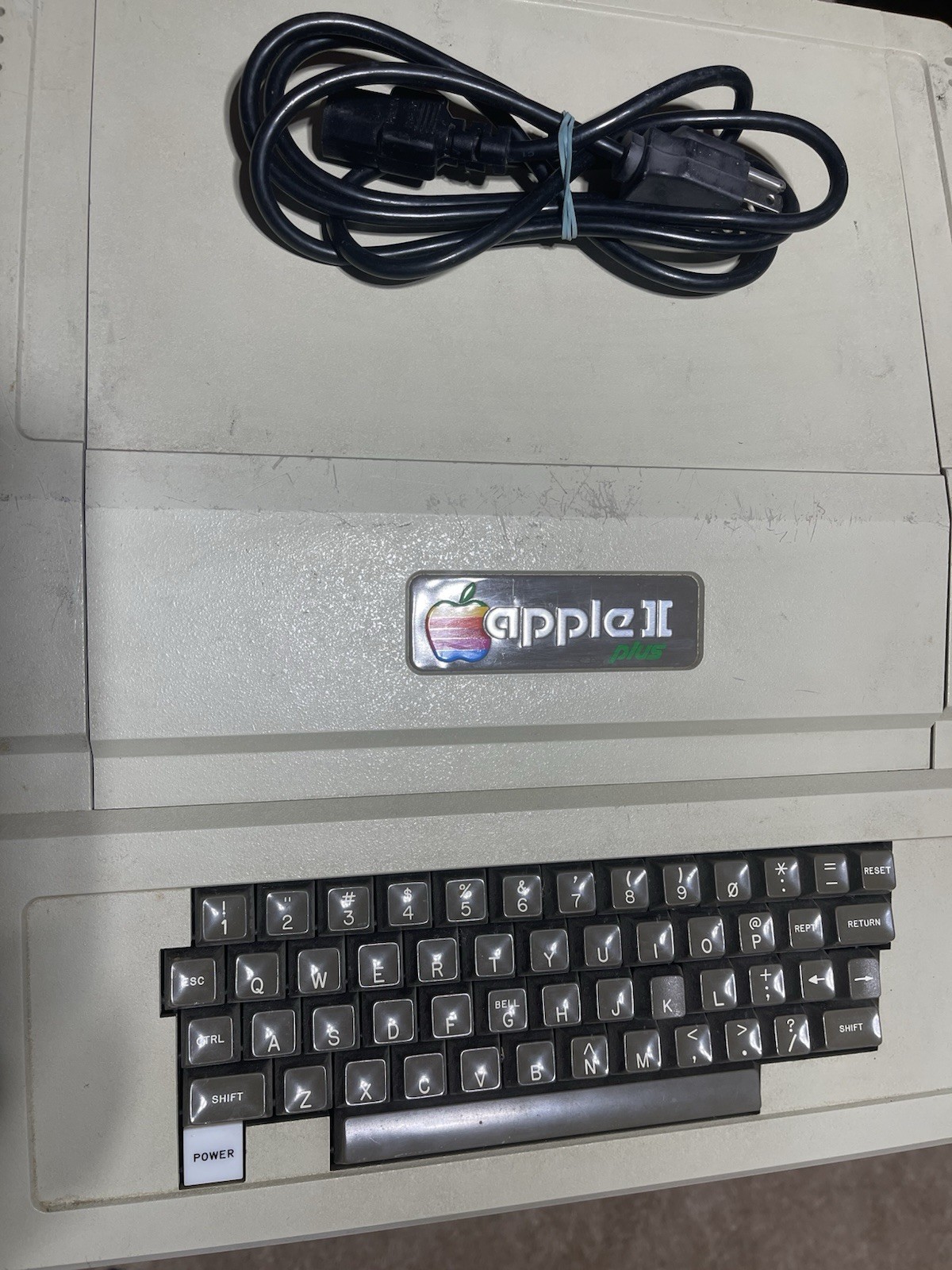 Vintage Apple II Plus A2S1048 Made In USA
