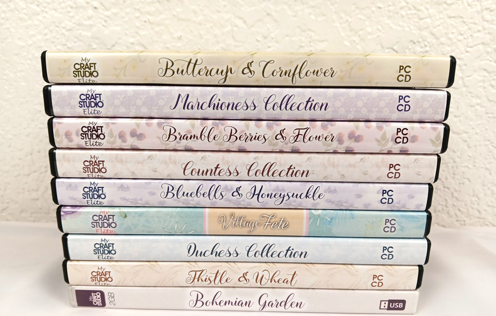 9 Brand NEW SEALED My Craft Studio Elite / CD- ROM Decoupage Click Print Go