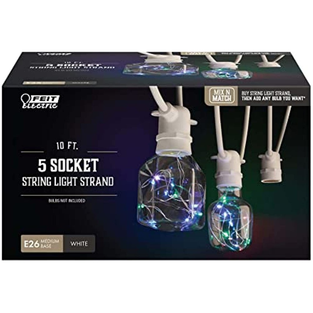 Feit Electric 5 Socket Mix N Match String Light Strand (10-Foot)