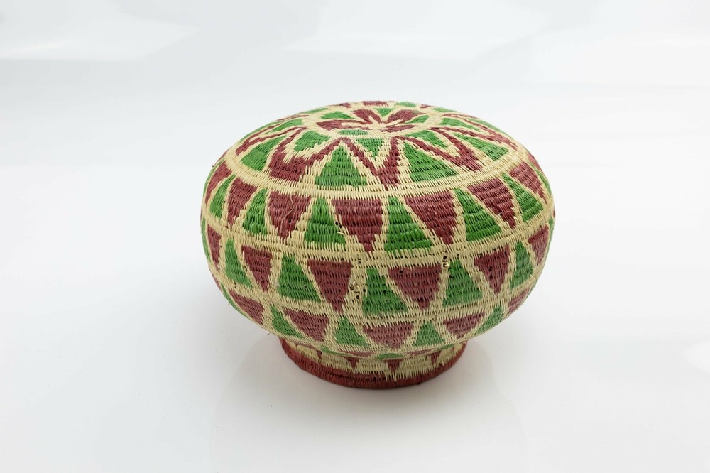 Vintage Hand Woven Basket