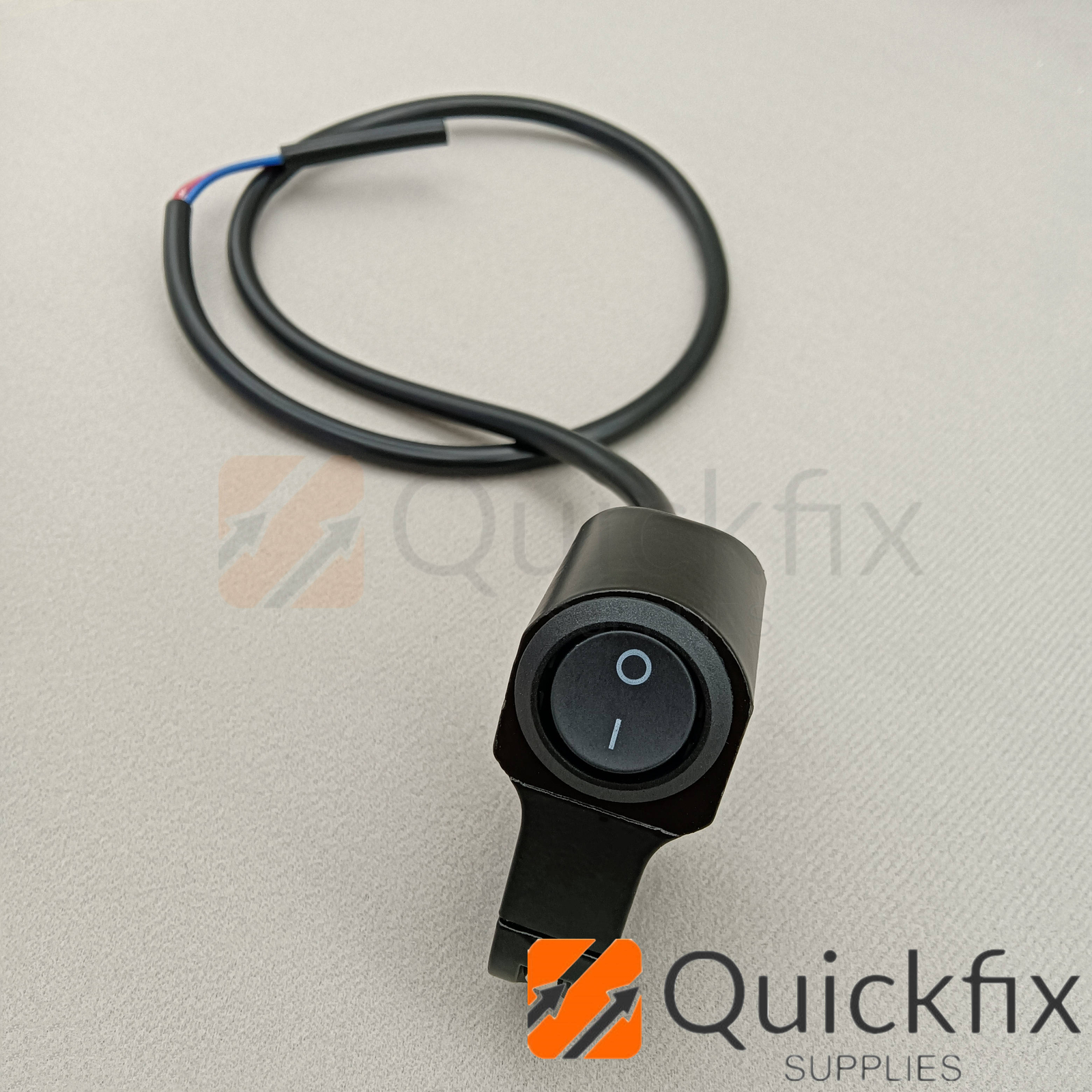 7/8"Headlight Fog Light Fit Motorcycle Handlebar Lamp Mount ON-OFF Switch 12V