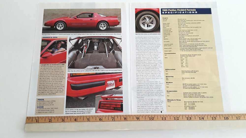 1989 PONTIAC FORMULA ORIGINAL 2007 ARTICLE