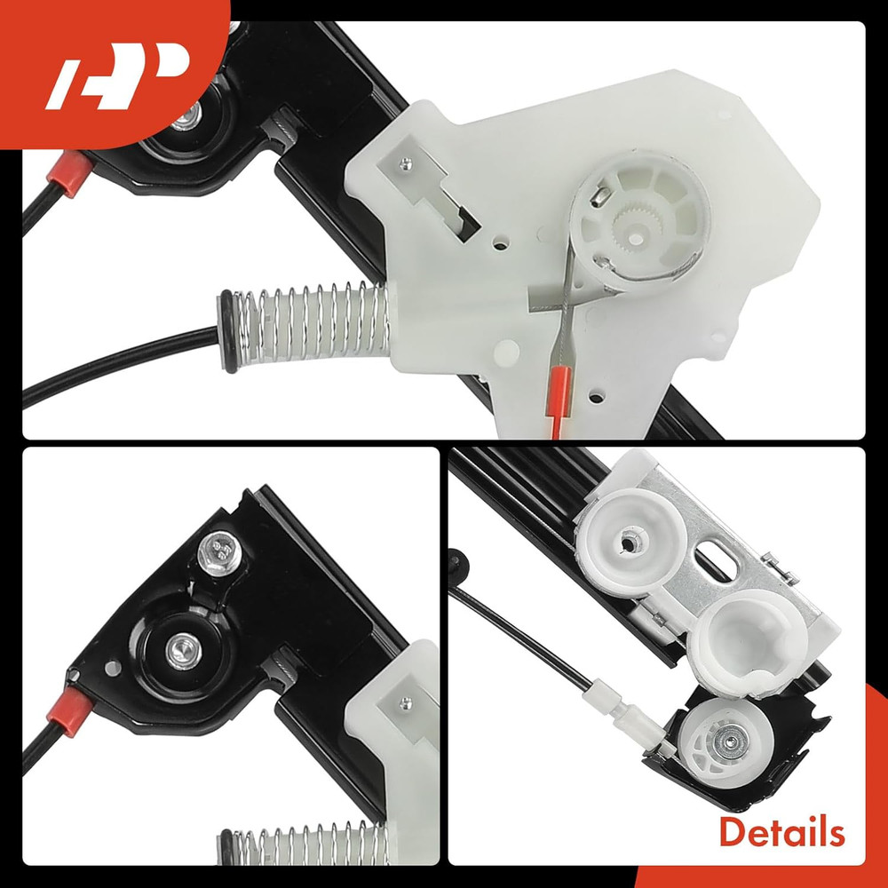 Power Window Regulator without Motor Compatible with Mini Cooper 2002-2005 Front