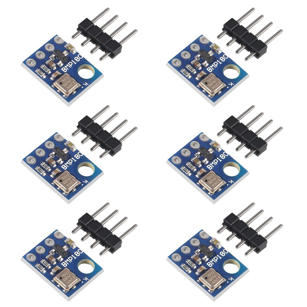 ACEIRMC 6pcs GY-68 BMP180 Temperature Barometric Pressure Sensor Module