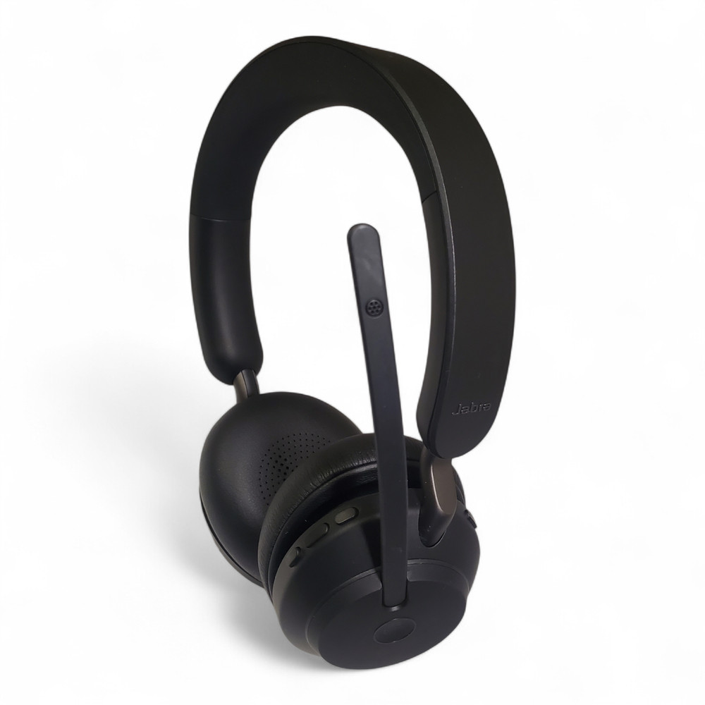 Jabra Evolve2 65 Wireless UC Headset w/ Boom Mic & USB Dongle – Pristine