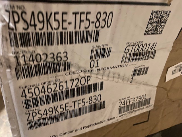 Copeland ZPS49K5E-TF5-830 Scroll Compressor