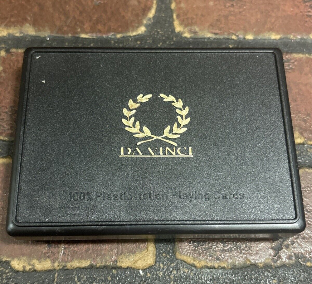 DA VINCI Plastic Playing Cards - 2 decks