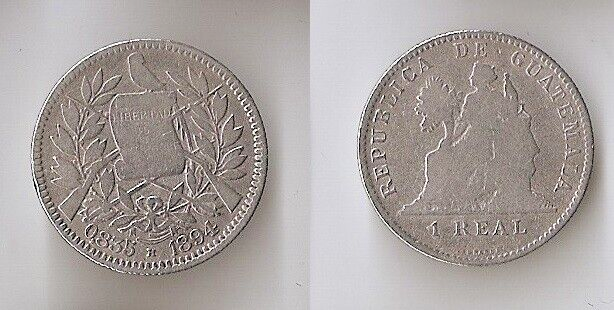 Guatemala 1 real 1894 H