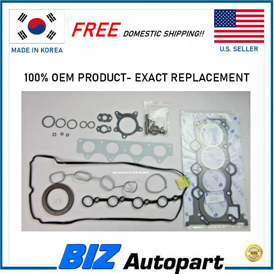 OEM Engine Overhaul Gasket Set for 12-19 HYUNDAI 12-19 KIA 1.6L # 20910-2BJ03