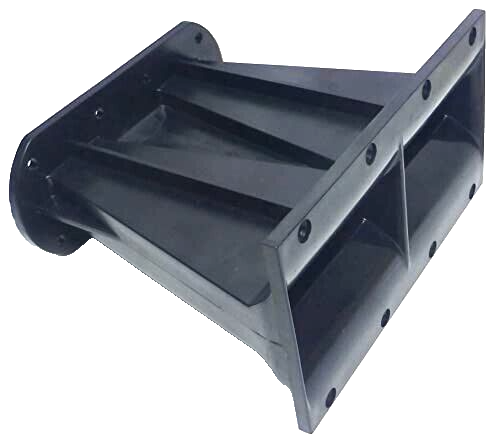 LASE 8" x 4.5" Dual 1 3/8" BOLT-ON Line Array Compression Horn (Auto, Pro Audio
