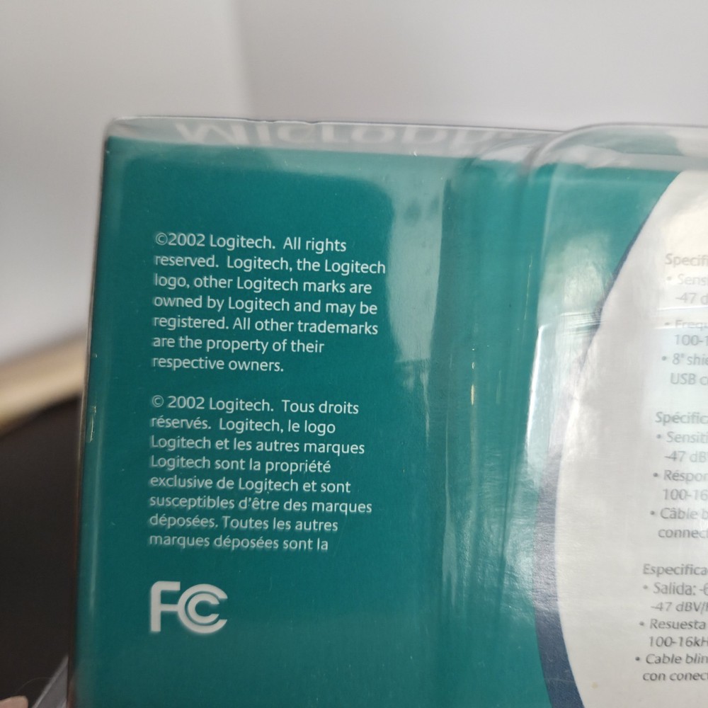 New Logitech USB Desktop Microphone (Skype Certified) Noise Canceling PC/MAC