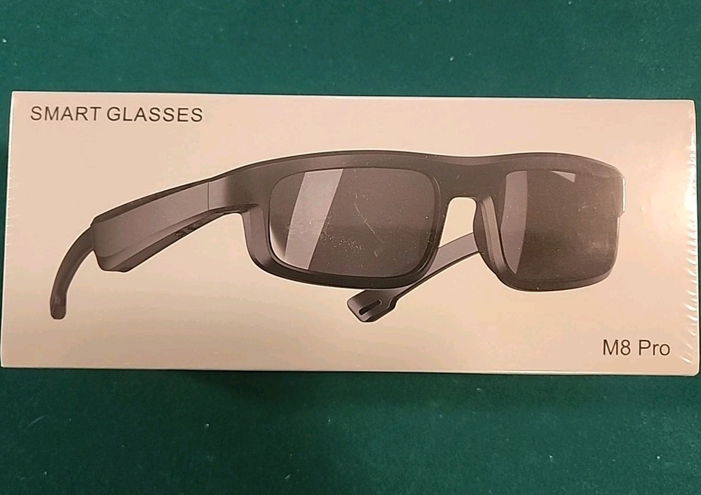 M8 Pro Rectangle Small Bluetooth Smart Glasses