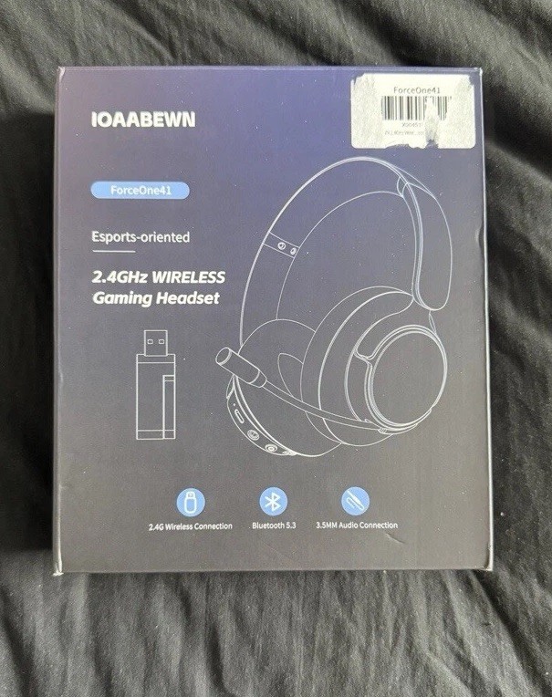 Force One 41 Gaming Headset with Microphone Wireless Bluetooth Headphones