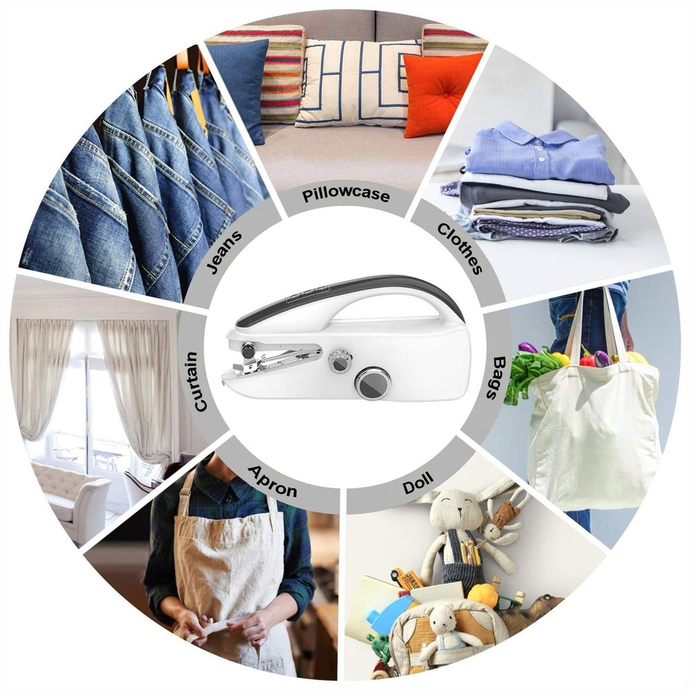 Mini Handheld Sewing Machine,Portable Sewing Machine,Small Sewing Machine,Two...