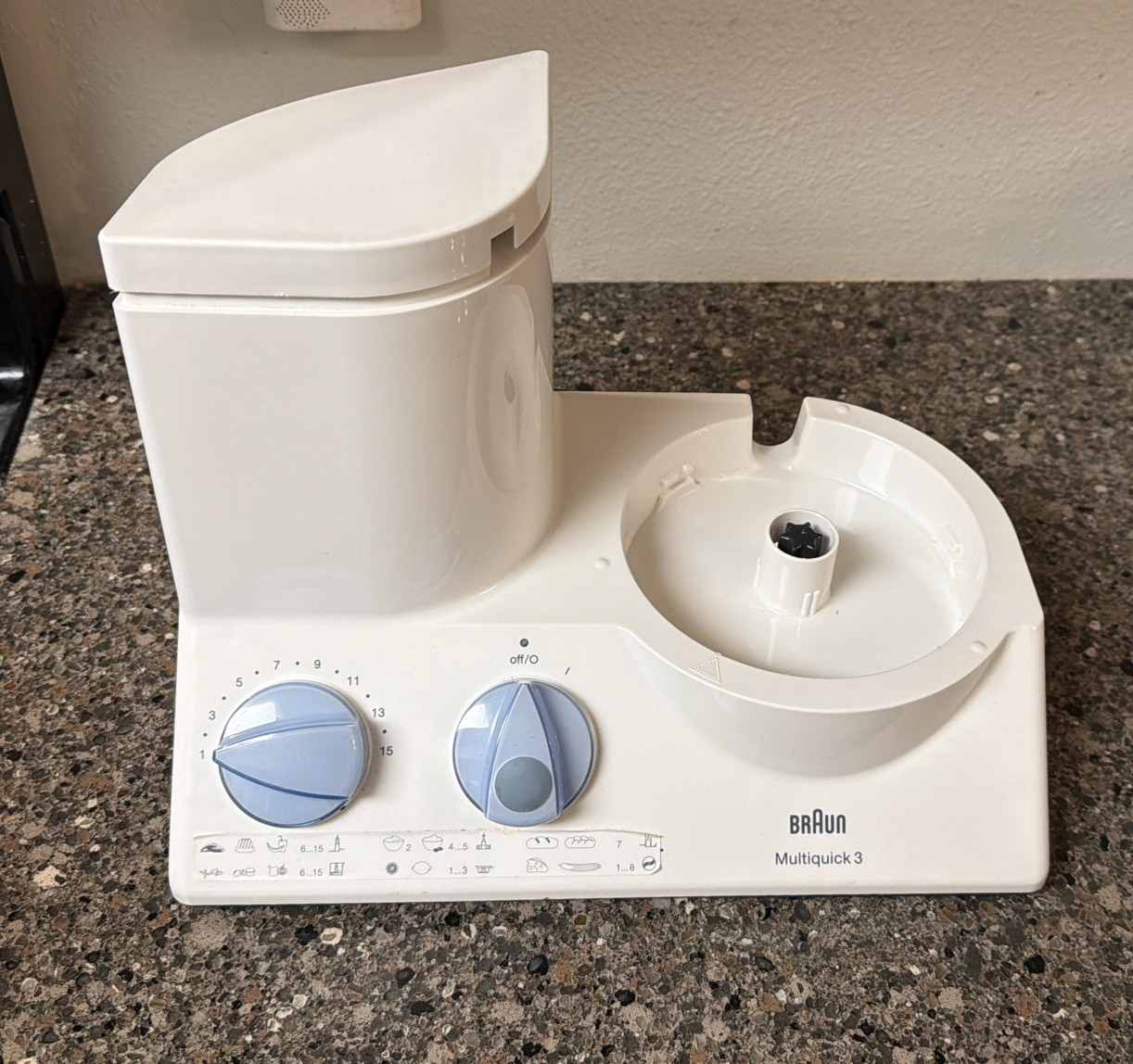 Braun Combimax 650 Food Processor 14 Speed K650 Motor Base Only Great Condition