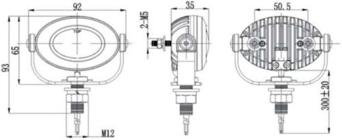 6000K LED Auxiliary Lamps Light Kit for Harley-Davidson Trike (all years)