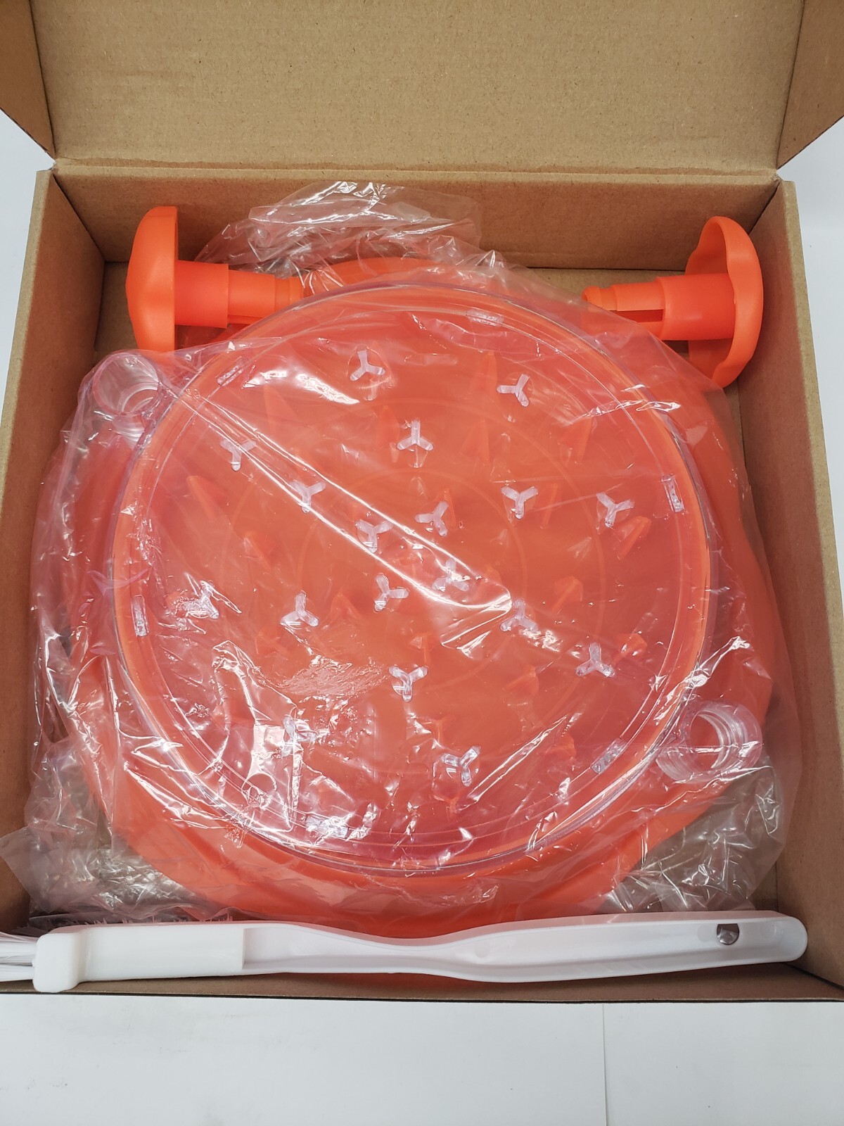 Suretivian MKQ2023-1 Large Ergonomic Chicken Shredder Set - Orange