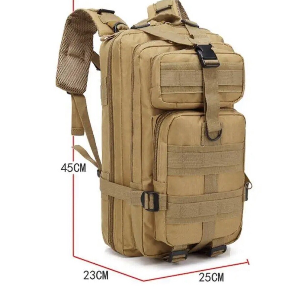 New! Tactical Backpack Waterproof Backpack Outdoor Medium Capacity Travel Bag