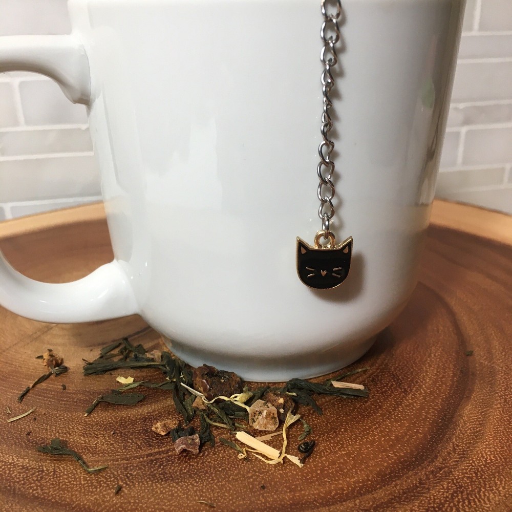Black Cat Charm Tea Infuser