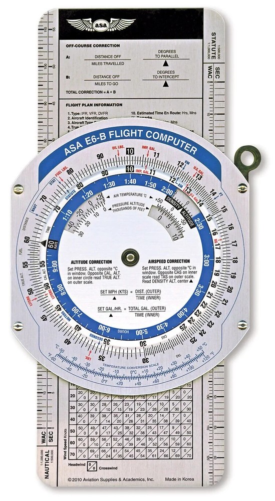 Color E6-B Flight Computer