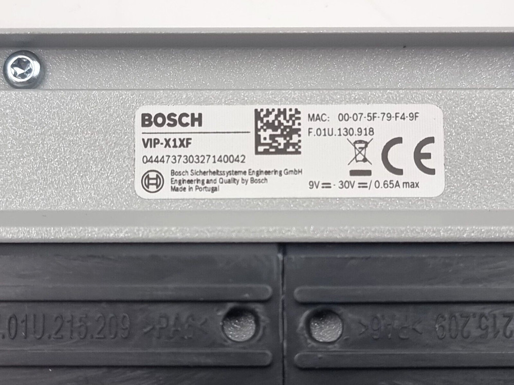 BOSCH VIP-X1XF Video Encoder