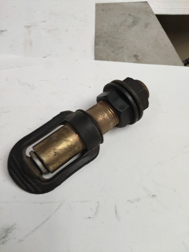 Din Orange Rotating Flashing Beacon Threaded Mounting Pole Spigot Stem Tractor