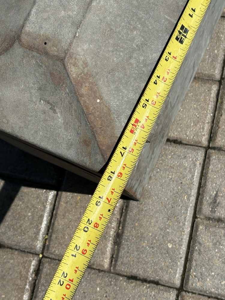 Vintage Galvanized Hip Roof Toolbox