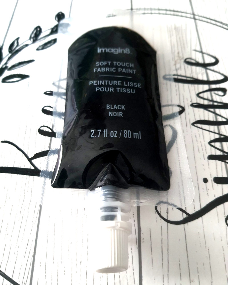 Soft Touch Fabric Paint Imagin8 2.7oz Black  DIY Projects