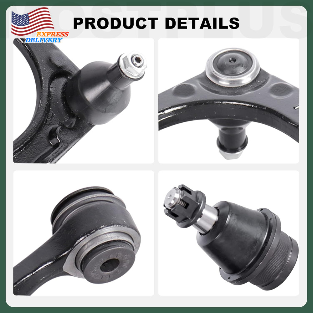 Front Upper Control Arm & Lower Ball Joint Compatible 2007-2015 Chevy Silverado